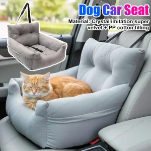 Small Dog /Cat Car Seat with Safety Leash