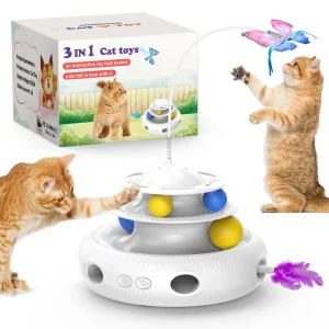 Chargeable Cat Laser Interactive Indoor Cat Puzzle