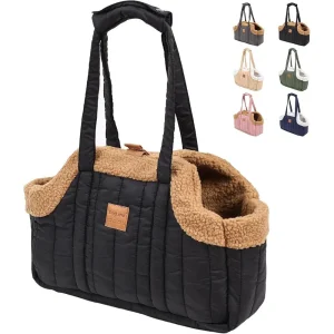 Small Dog Carrier Purse, with Secure Harness Waterproof