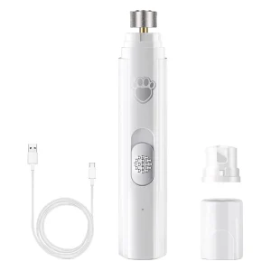 Electric Dog Nail Grinder USB Rechargeable LED Light