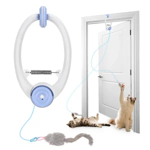 Cat Toys Electric Door Hanging Interactive USB Rechargeable