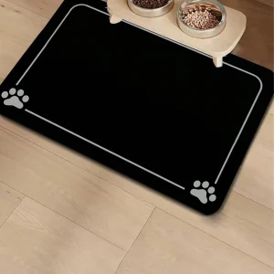 1PC Absorbent Pet Feeding Mat - Non-Slip